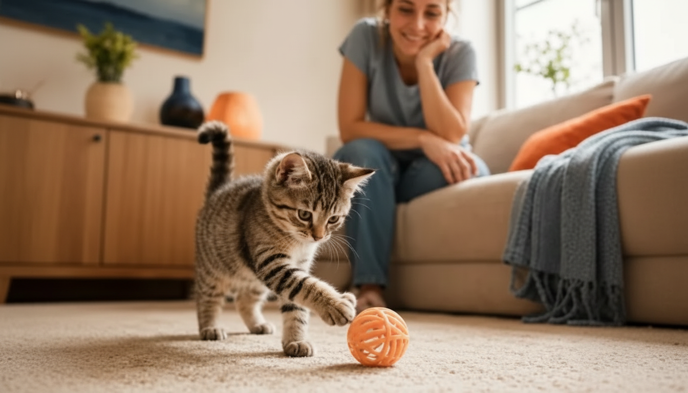 Easy Cat Enrichment Ideas: Play, Food Hunts, Climbing