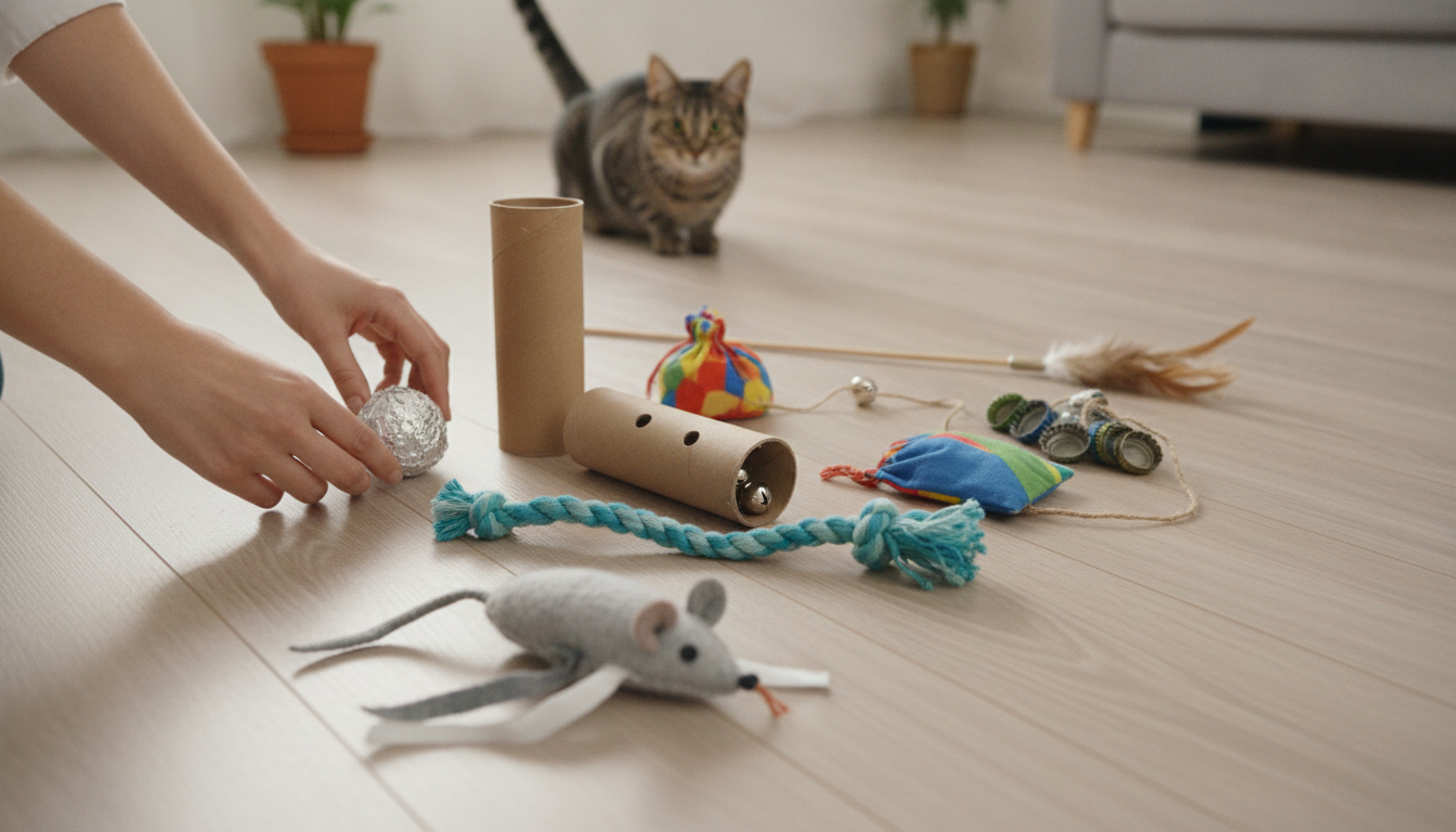DIY Stimulating Cat Toys: Safe, Quick Ideas at Home